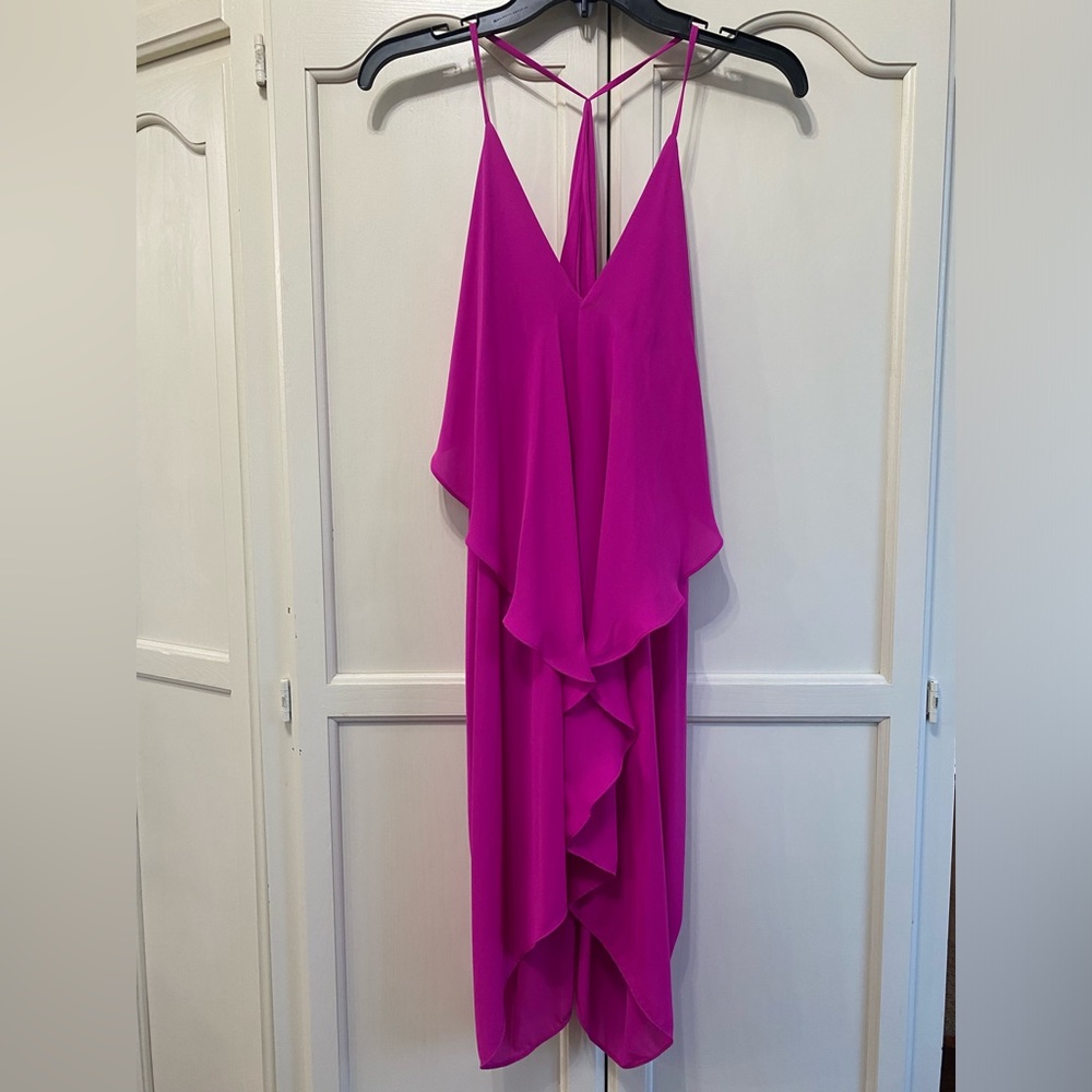 Hot pink dress